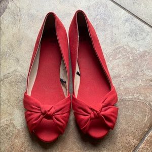 Like new red sandals